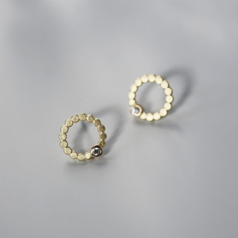 Ohrstecker Gold und Brillant