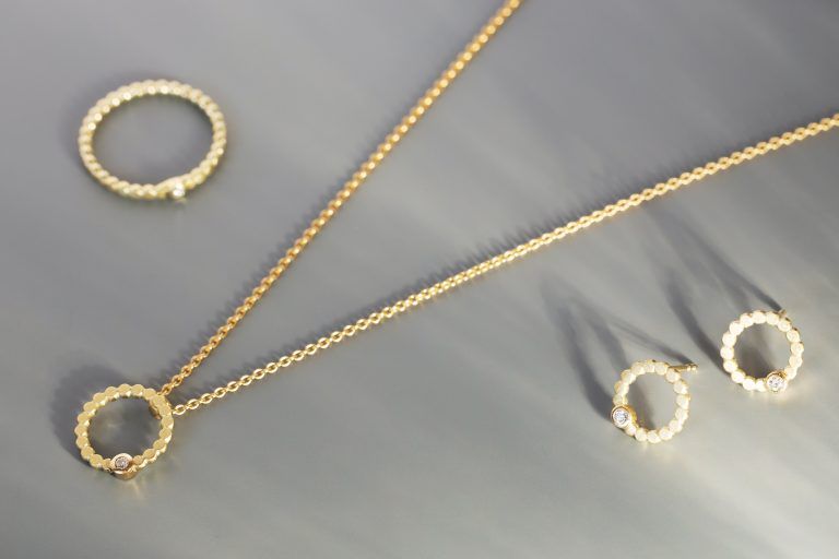 Schmuckset Gold und Brillanten